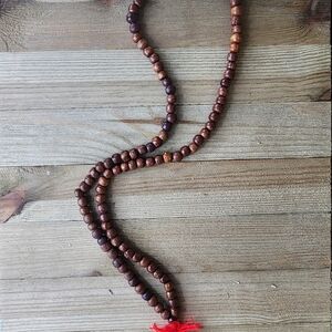 Wooden Mala Necklace